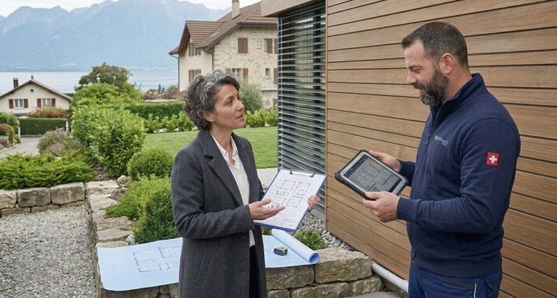 HydroFlow advisor reviewing plans with a homeowner